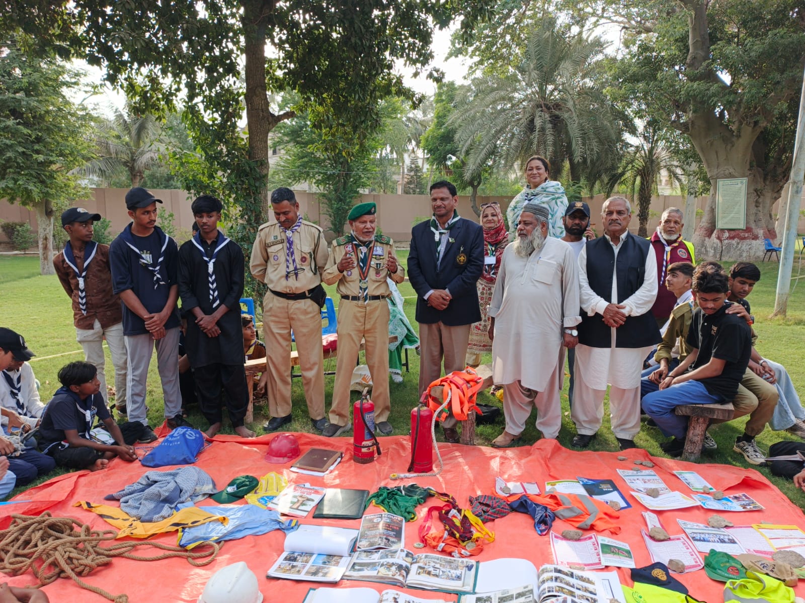 Karachi Students Complete Yaqeen Badge Scout Training Camp with Rescue 1122 Support Karachi Students Complete Yaqeen Badge Scout Training Camp with Rescue 1122 Support